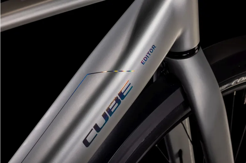 Cube Editor Hybrid SLX FE 400x Hybrid Bike In Grey-4